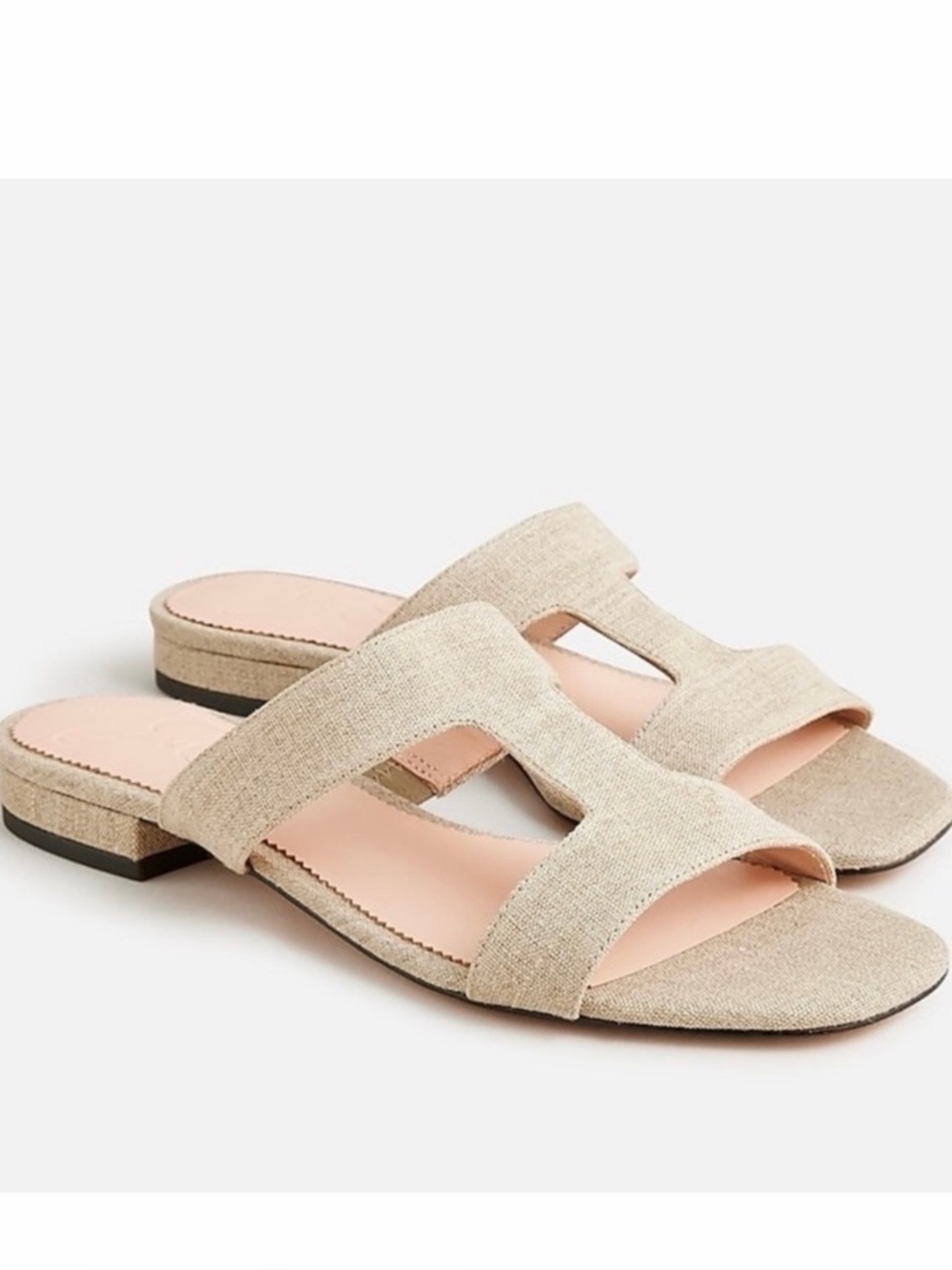 J.Crew Hazel woven cutout sandals in textured fabric wedding work vacation